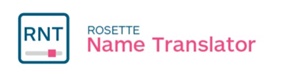 Rosette Name Translator (RNT)