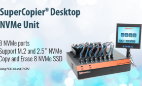 SuperCopier Desktop 8 Nvme Ports Drive Duplicator